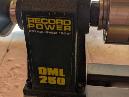 Bild 4:Record Power DML 250 inkl. Drechseleisen