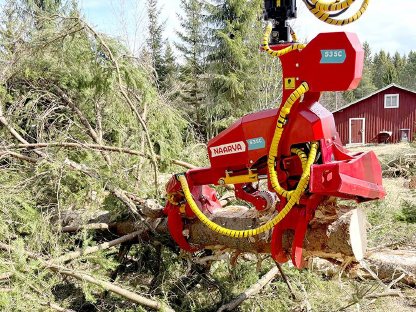 Bild 2:Harvesteraggregat Naarva S 35C