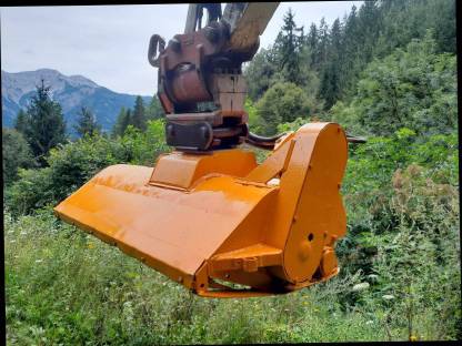 Bild 6:Mulchkopf für Bagger