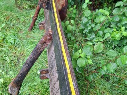 Bild 2:Schneeschild 2 m breit, sehr stabil