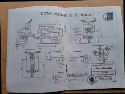 Bild 3:KTM Ponny II Super 4, Typenschein, Papiere