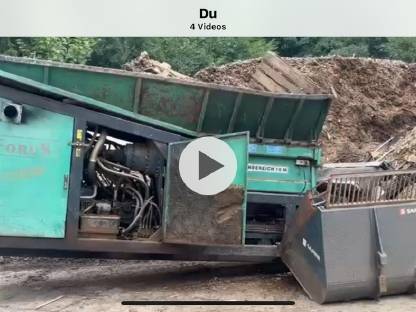 Bild 4:Holzschredder Wellenzerkleinerer Forus