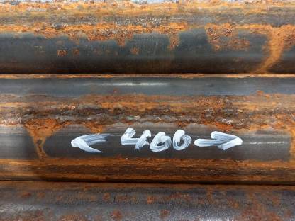 Bild 5:Starkwandige Rundrohr Reste 42,5 mm