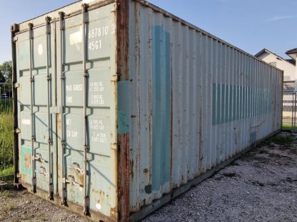 40 Fuß Seecontainer High Cube, Lagercontainer