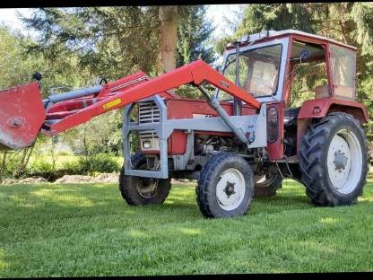 Steyr 50 mit vollhydraulischem Frontlader