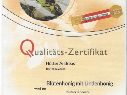 Honig zu verkaufen