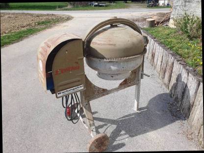 Mischmaschine, Betonmischer