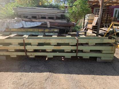 Bild 2:12 Stk. Schwerlastregal Steher Höhe 4,6 m und 4,2 m