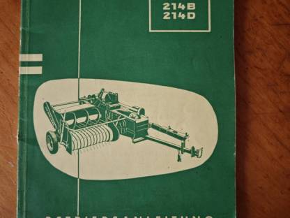 Bild 7:Kleinballen Strohpresse John Deere Lanz 214T