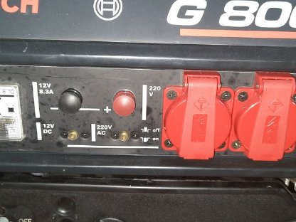 Bild 5:Bosch Stromgenerator, Notstromgenerator G 800 S