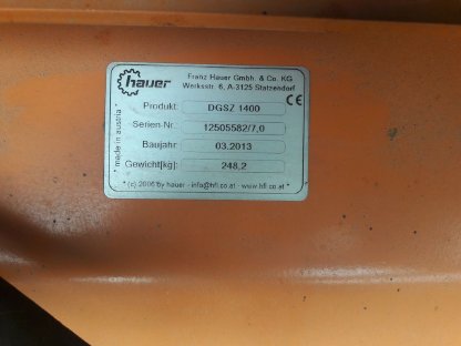 Bild 6:Hauer Krokodilgebiss Dunggabel 140 cm