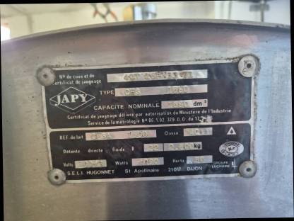 Bild 4:Milchtank 1.700 l Japy