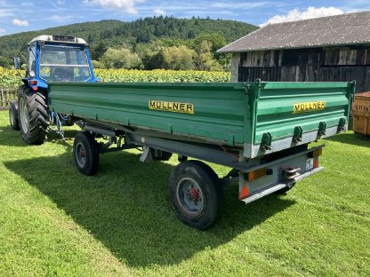 Bild 5:Müllner 2-Achs-3-Seitenkipper mit Pendelbordwand hinten 6 t