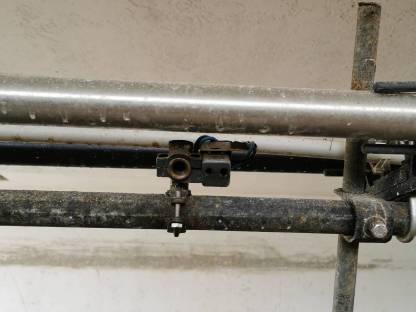 Bild 4:Rohrmelkanlage