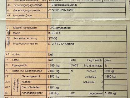 Bild 6:Kubota STV 32 Kleintraktor, Schlepper, Kommunaltraktor