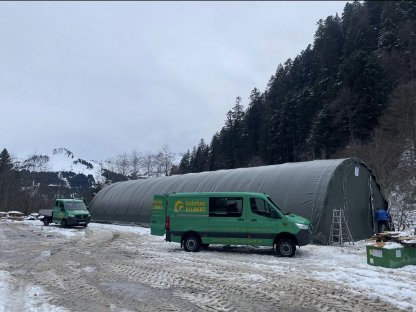 Bild 2:Rundbogenhalle 9,15 x 26 m