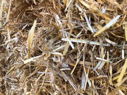 Bild 2:Gerstenstroh und Weizenstroh