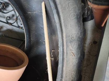 Bild 6:2 Stk. Michelin 540/65R34 mit Spike