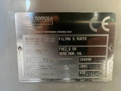 Bild 7:Vakuumdrehfilter Della Toffola