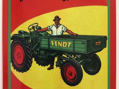 Bild 2:4 Blechschilder 30 x 20 cm Fendt Traktoren