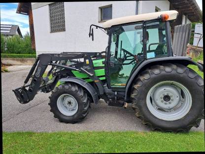 Bild 7:Deutz Fahr Agroplus 80 Premium mit Hauer Frontlader HLS 70