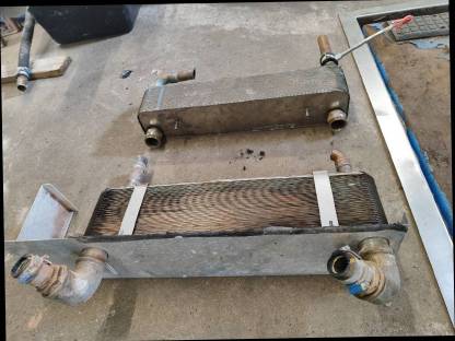 Bild 4:Wärmetauscher, Plattenwärmetauscher