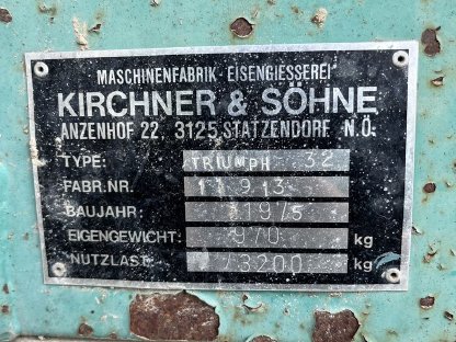 Bild 3:Miststreuer Kirchner Triumph 32