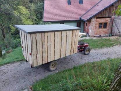 Bild 2:AEBI AM 90 Einachschlepper Campingversion