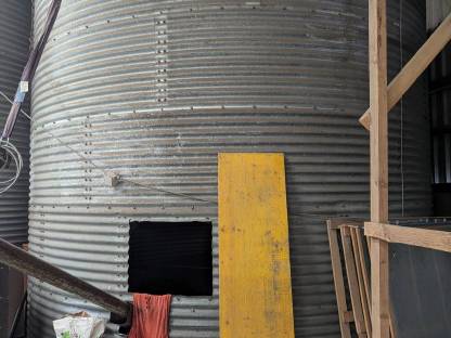 Bild 3:Wellblechsilo