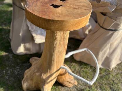 Bild 4:Teak-Holz-Bar-Sitzgruppe