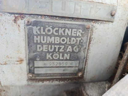 Bild 2:Standmotor Klöckner Humboldt Deutz AG