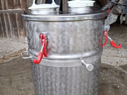 Milchtank Edelstahl 130 l