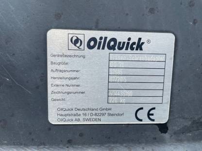 Bild 7:Sieblöffel/Separator SkanCraft OilQuick 70/45