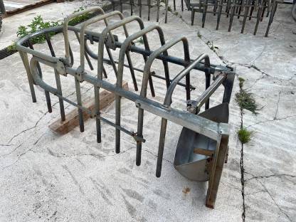 Bild 2:Abferkelstände, Aufstallung