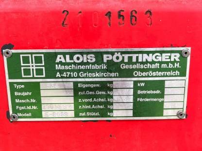 Bild 9:Pöttinger Ernteboss II