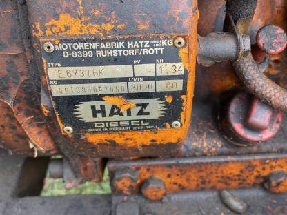 Bild 2:Motor Hatz Diesel