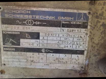 Bild 4:Schorch Schweißgerät
