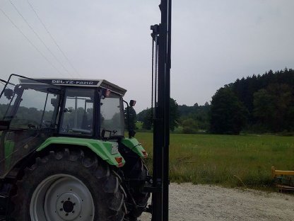 Triplex-Hubmast, Hecklader, Staplerhubmast, Hubhöhe 4,4 m
