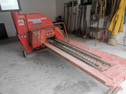 Blasius 903 Häcksler mit Motor