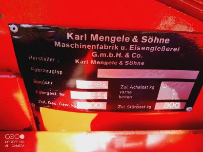 Bild 3:Ladewagen Mengele 285 Quadro