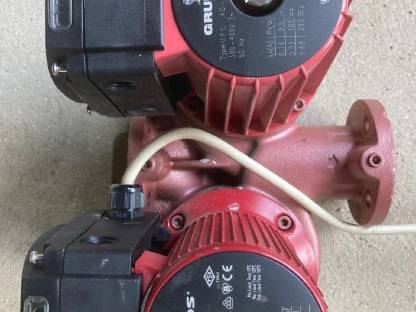 Bild 3:Grundfos UPS 40-60 Doppelpumpe