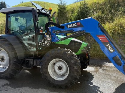 Bild 4:Deutz TTV stufenlos AGROFARM 430 mit Frontlader 3.519 Bstd.