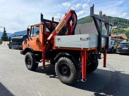 Bild 7:UNIMOG U1000 mit Palfinger Kran
