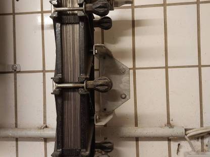 Bild 2:Plattenkühler/Vorkühler De Laval