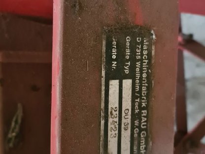 Bild 2:Saatbeetkombination Rau Unimat Egge OU39