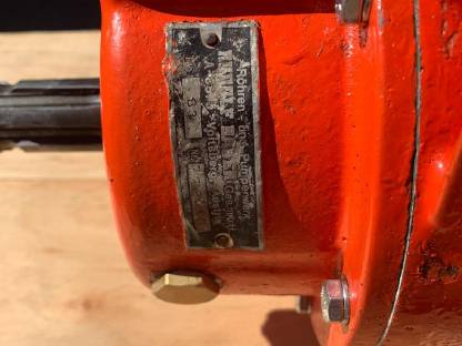 Bild 7:Bauer B3 Vakuumpumpe