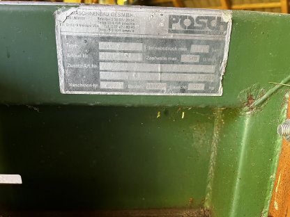 Bild 4:Holzspalter POSCH Kegelspalter Maxi