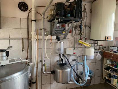 Bild 4:Melkanlage für Ziegen