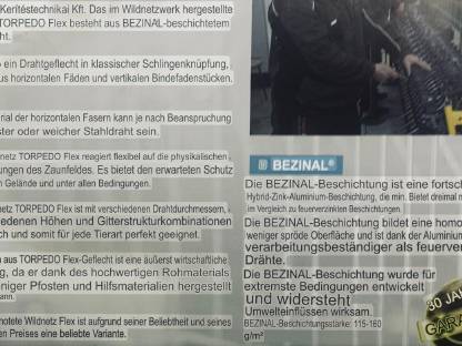 Bild 8:TORNADO Wildzaun, Wildschutzzaun, Wildschutz Zaun