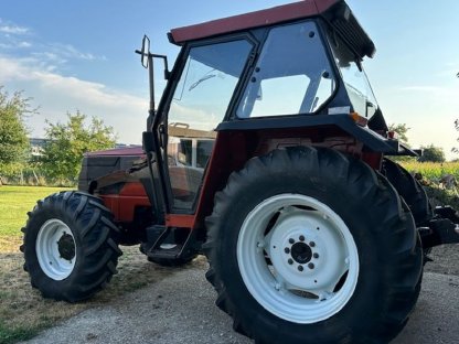Fiat 65-94 mit Frontlader und Palfinger Kran